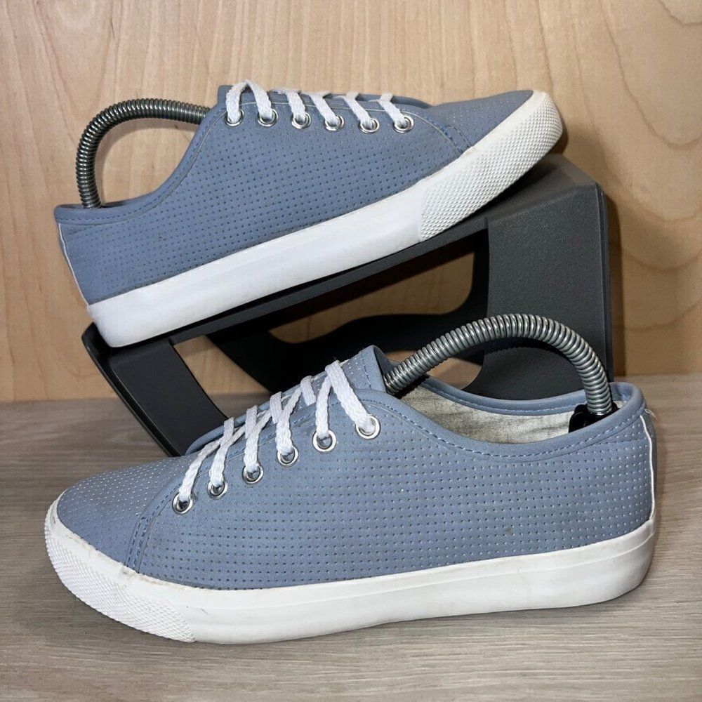 Metaphor Persia Casual Sneakers Blue Faux Leather Women's 5
